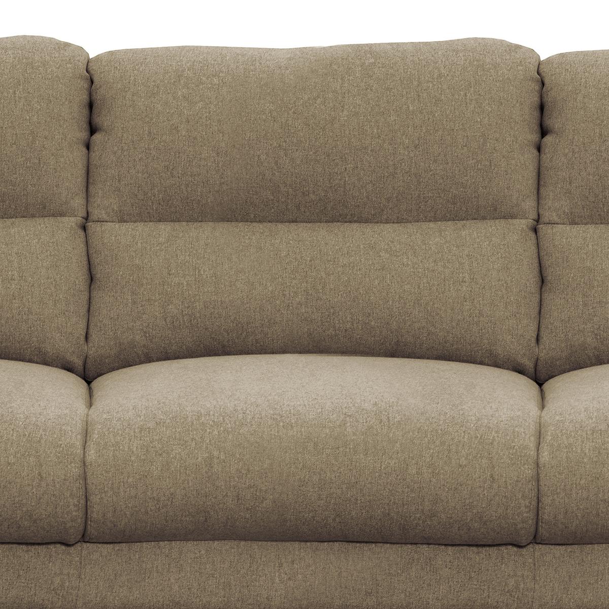 3-sitzer-sofa Tromso Braun B: 209 Cm - Schwarz/Braun, Design, Textil (209/87/88cm) - Livetastic