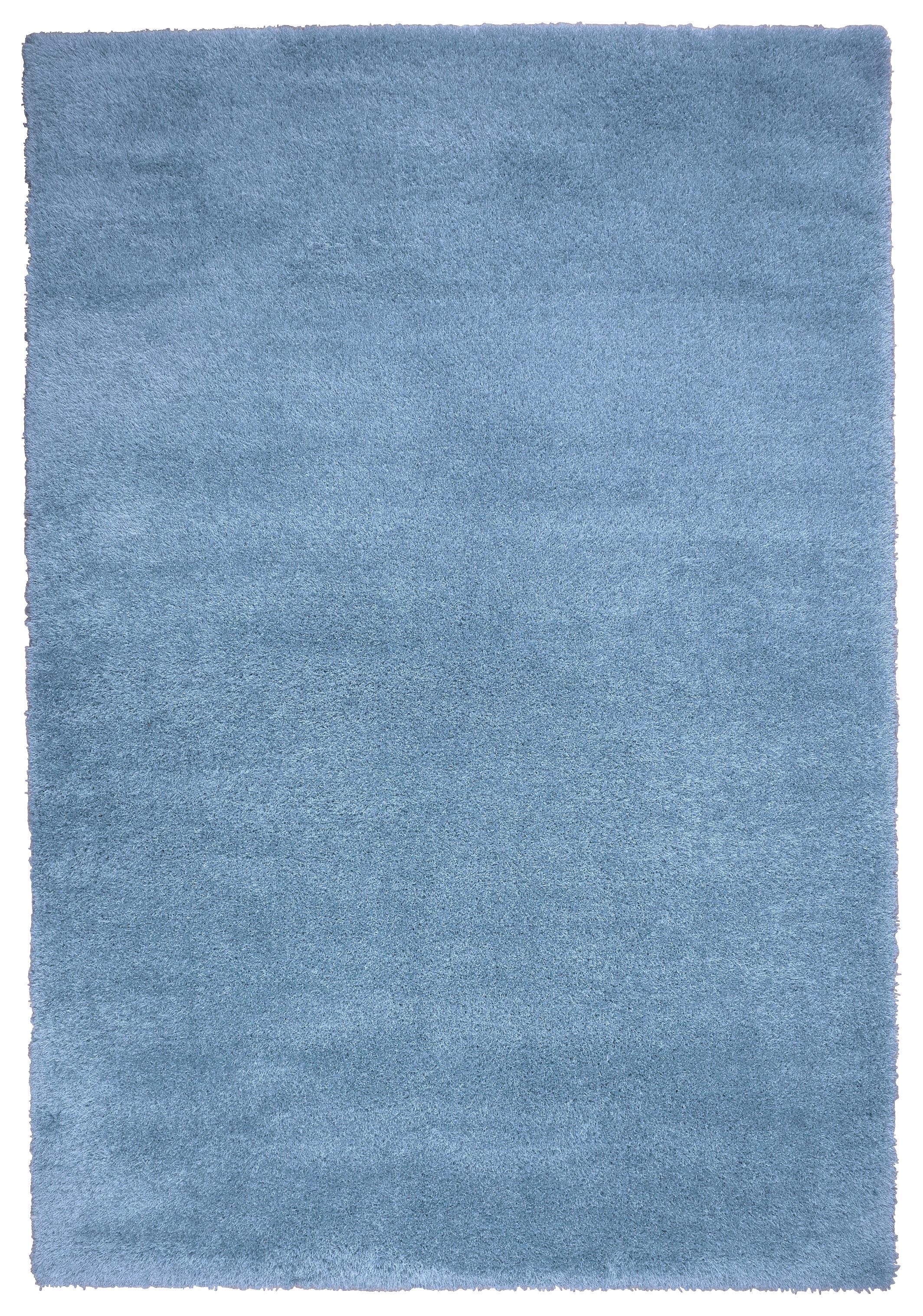 Hochflorteppich Nobel Micro 60/180 - Blau, MODERN, Textil (60/180cm)