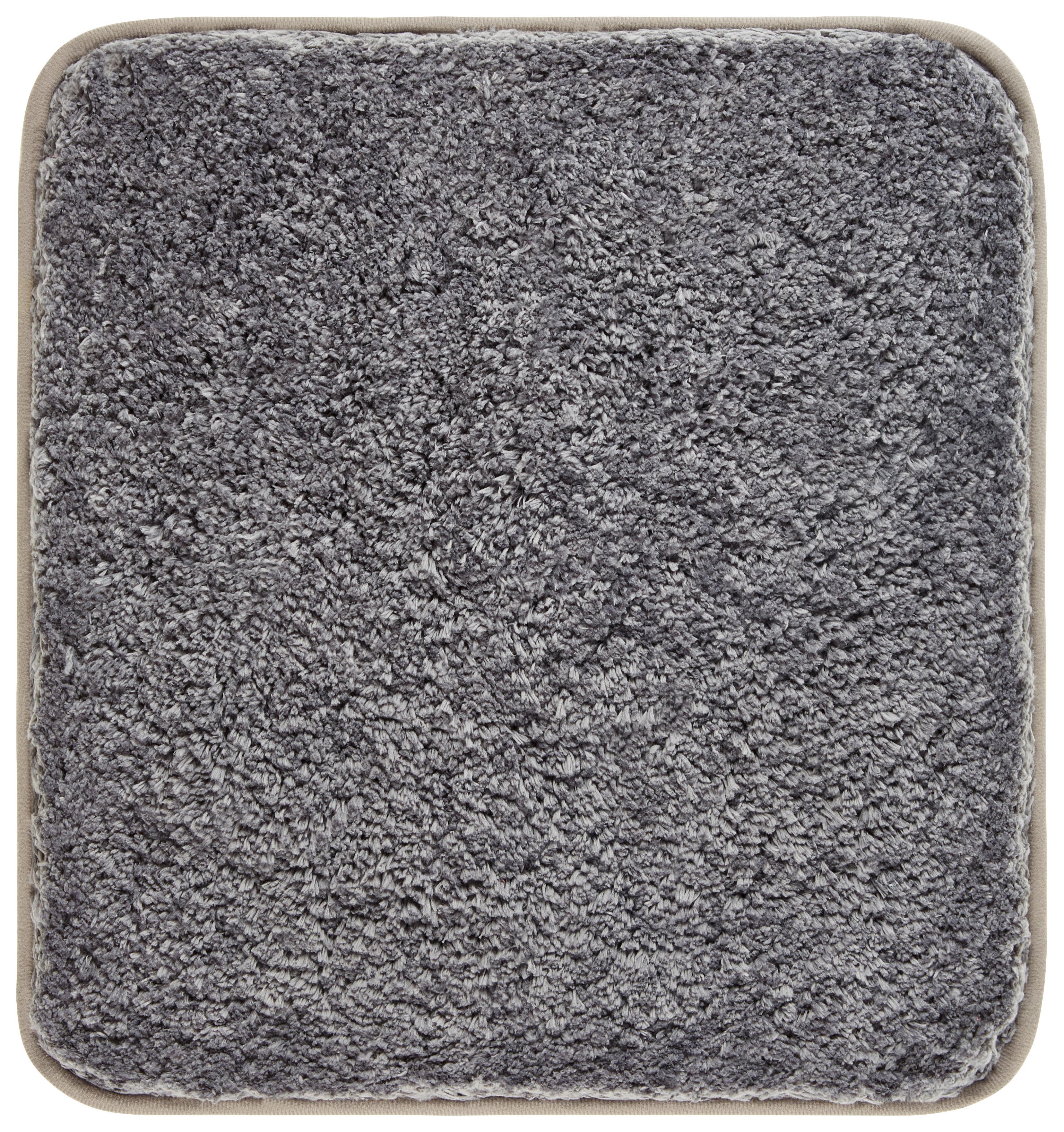 WC-Vorleger Chiara - Anthrazit, MODERN, Textil (45/50cm) - Luca Bessoni