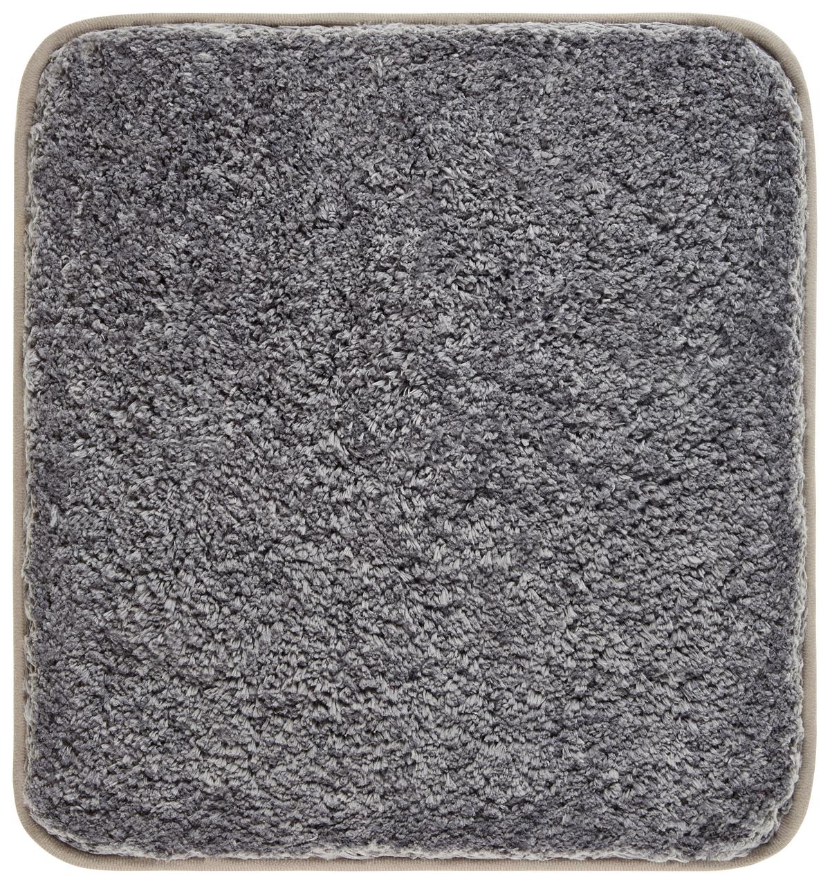 WC-Vorleger Chiara - Anthrazit, MODERN, Textil (45/50cm) - Luca Bessoni