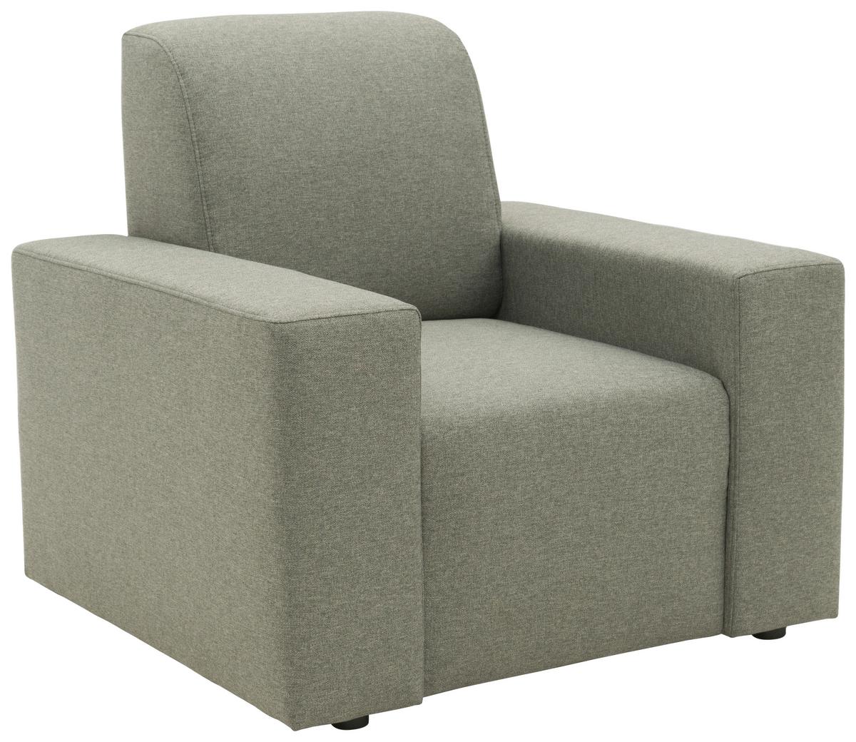 Sessel Looks Graubraun B: 93 cm - Graubraun/Schwarz, Design, Textil (93/88/88cm) - LOOKS by W.Joop