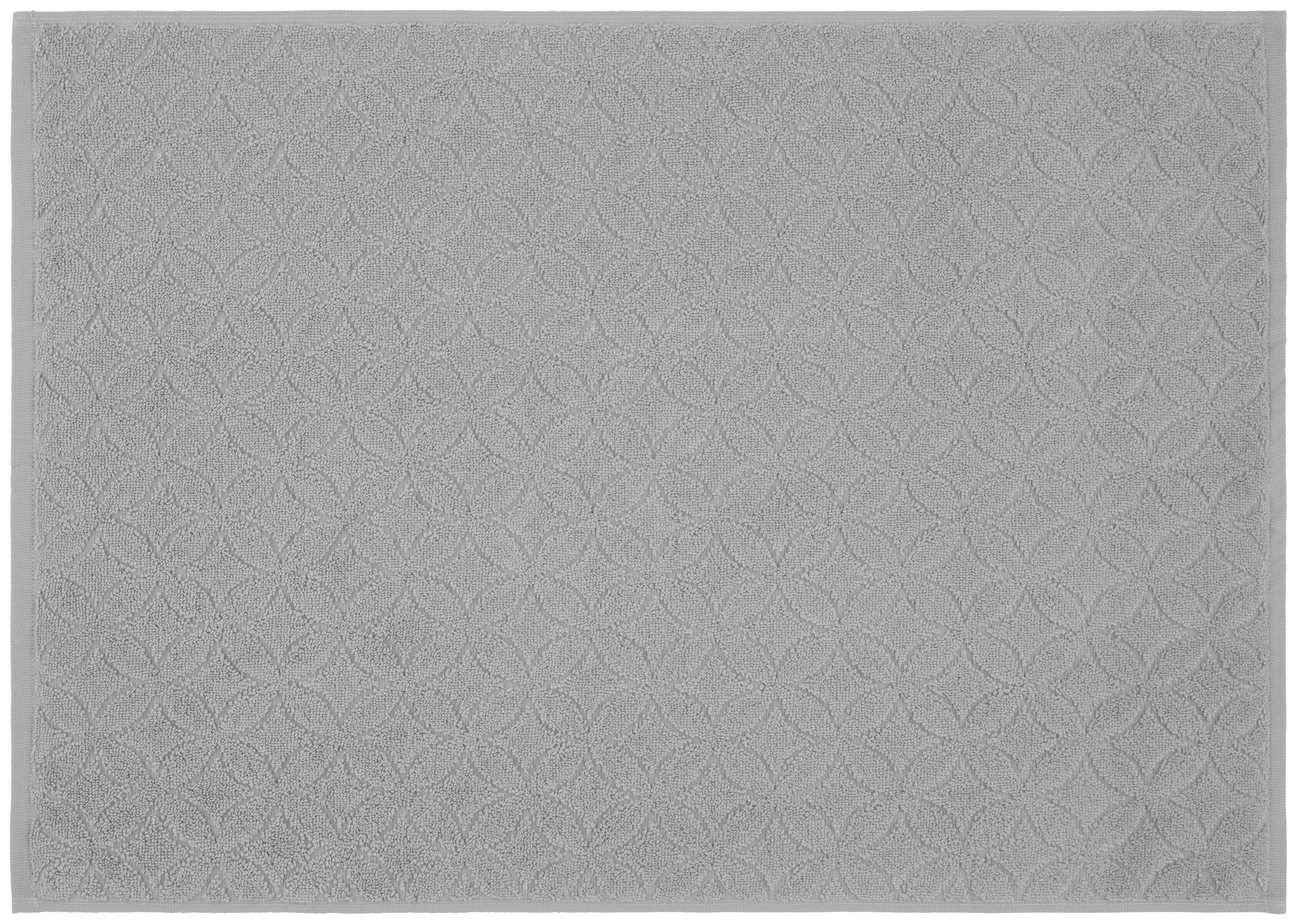 KÚPEĽŇOVÁ PREDLOŽKA Naime, 50/70cm, sivá - sivá, Lifestyle, textil (50/70cm) - Modern Living