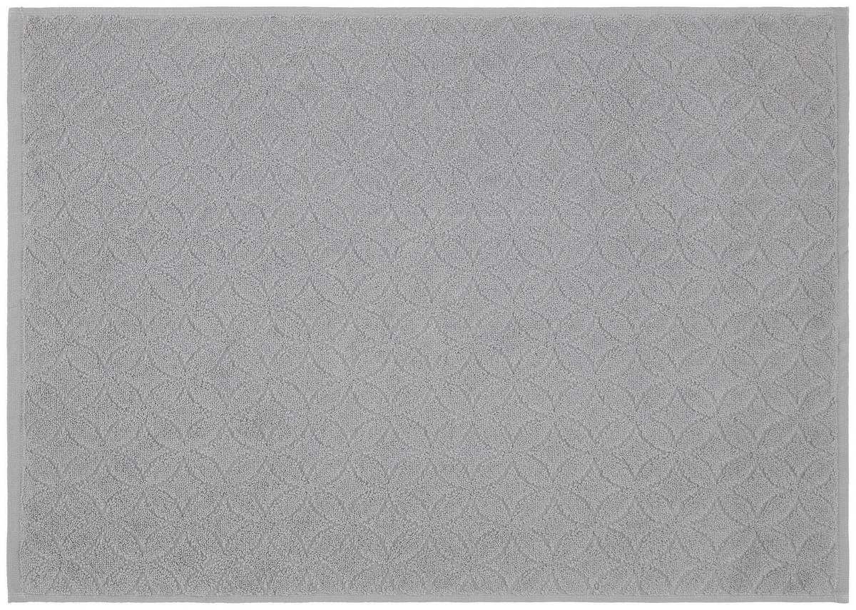 KOUPELNOVÁ PŘEDLOŽKA Naime, 50/70cm, šedá - šedá, Lifestyle, textil (50/70cm) - Modern Living