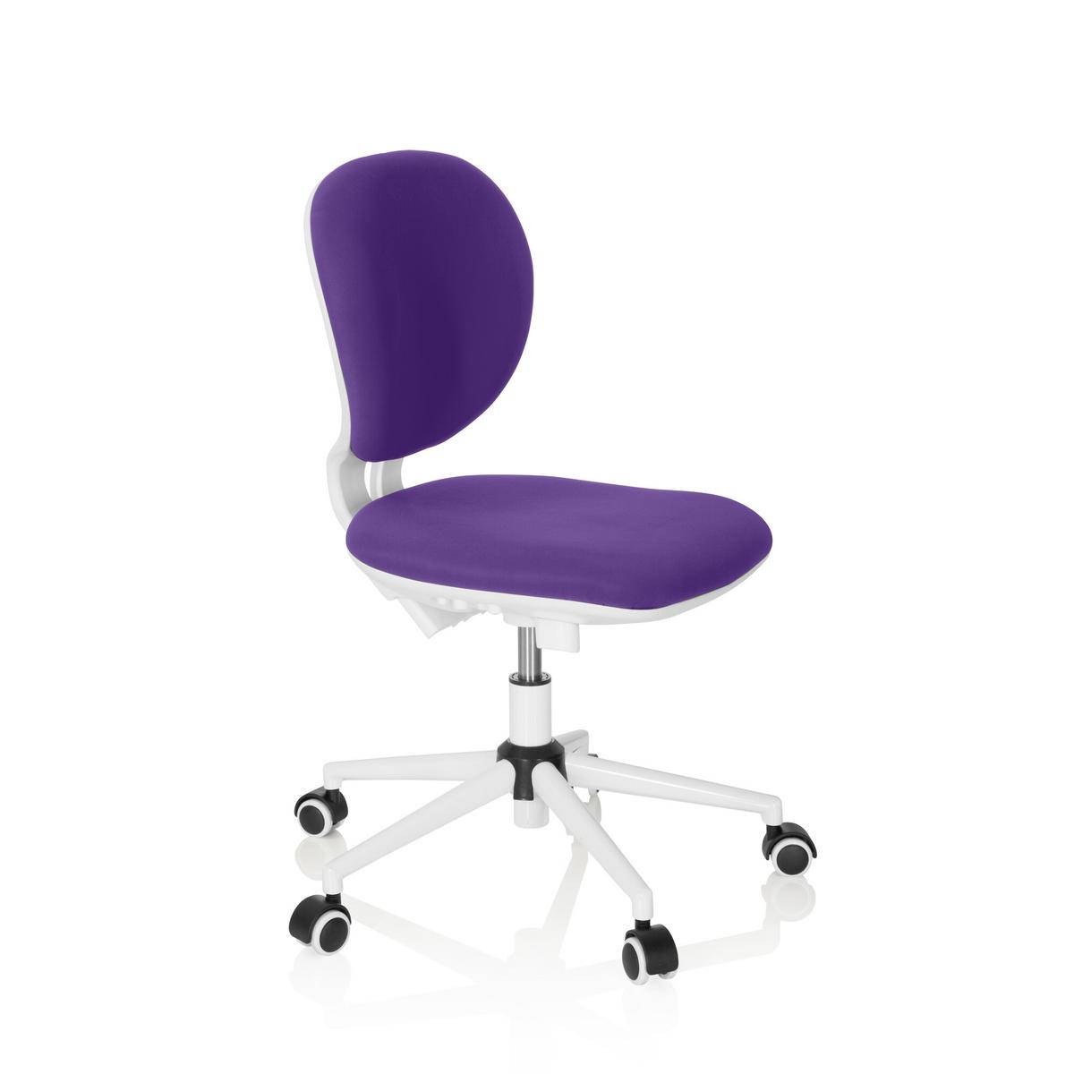 Jugenddrehstuhl Kid Vivo Stoff Lila - Lila, Basics, Kunststoff (43/82-95/56cm) - MID.YOU