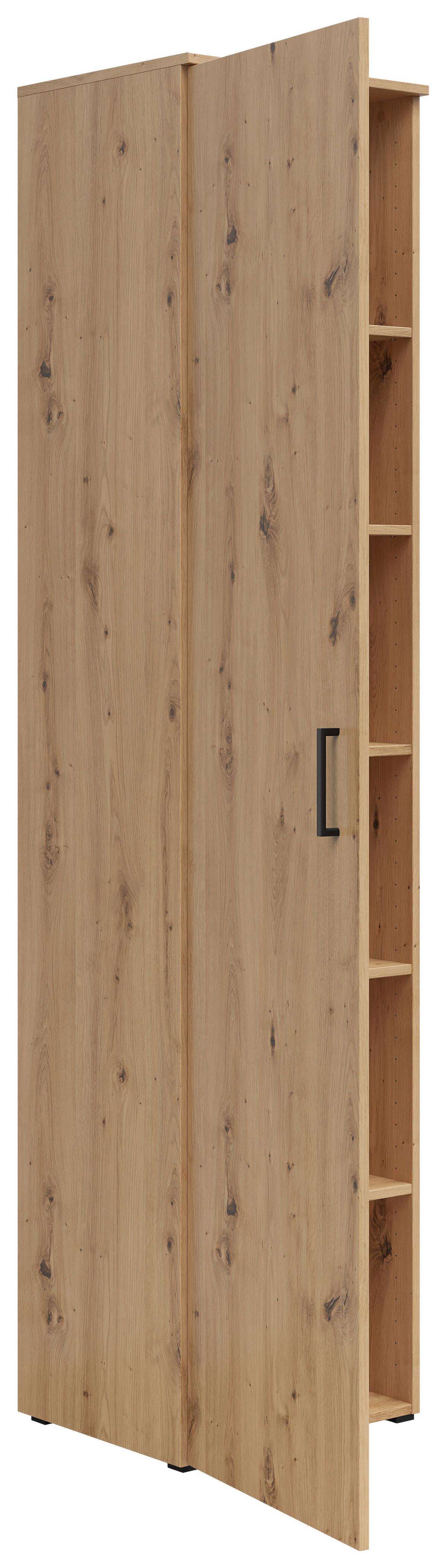 Szekrény Cabinet - Artisan tölgy, Modern, faalapú anyag (45/195/40cm)