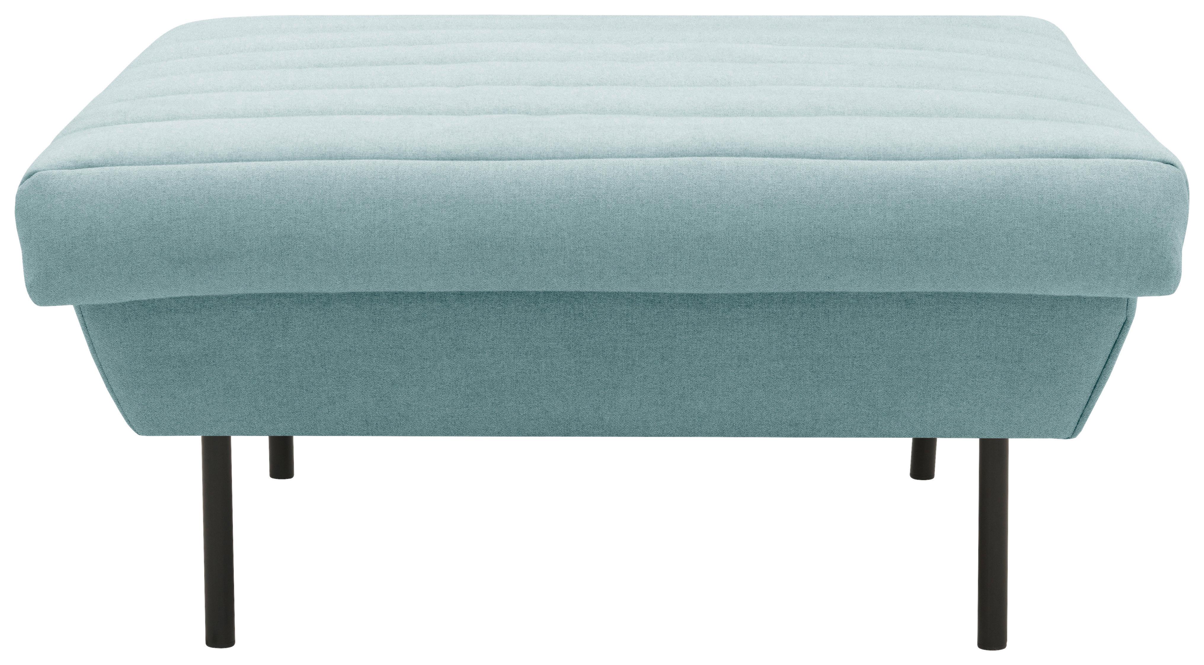 Hocker Looks Ix - Mintgrau/Schwarz, Design, Textil (90/45/105cm) - LOOKS by W.Joop
