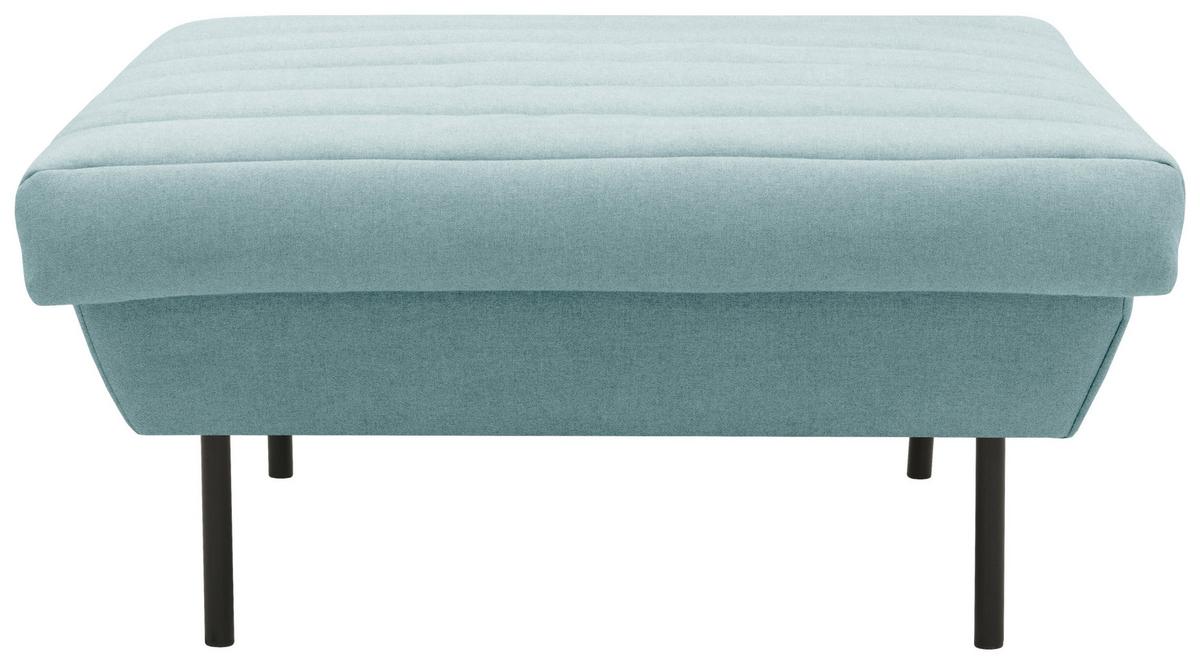 Hocker Looks Ix - Mintgrau/Schwarz, Design, Textil (90/45/105cm) - LOOKS by W.Joop