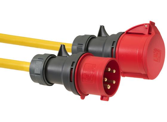 CEE Verlängerungskabel 20m - Gelb/Rot, KONVENTIONELL, Kunststoff/Metall - ABL CEE Verlängerungskabel 20m - Gelb/Rot, KONVENTIONELL, Kunststoff/Metall - ABL