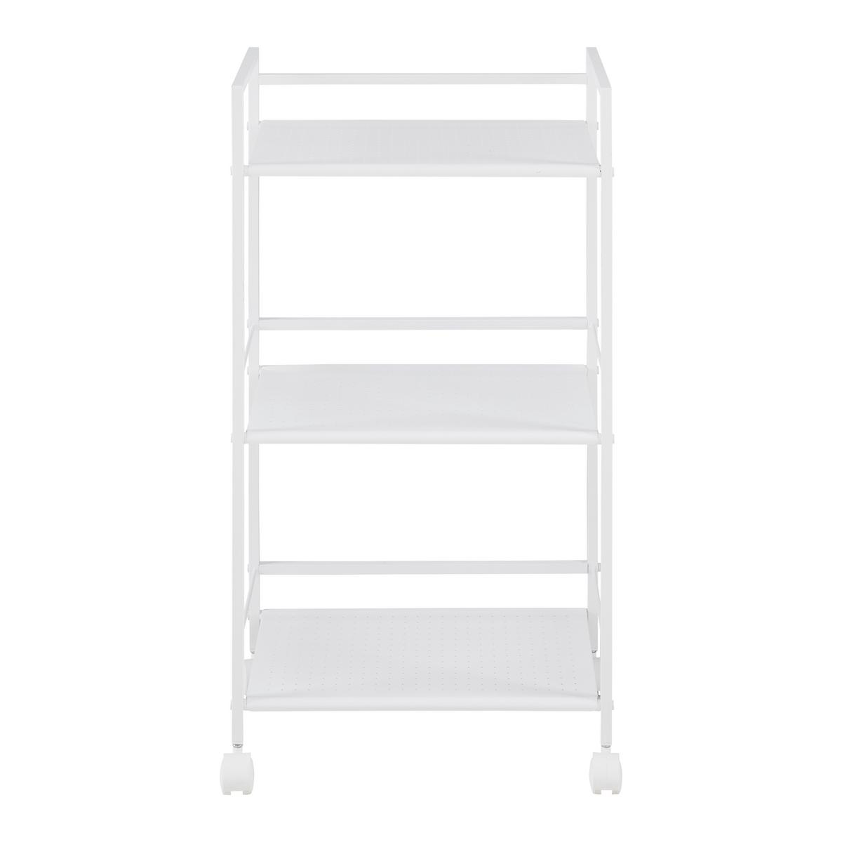 UNIVERZÁLNY VOZÍK LUAN II -BASED/SB- - biela, Modern, kov/plast (42,5/81/29cm) - Based