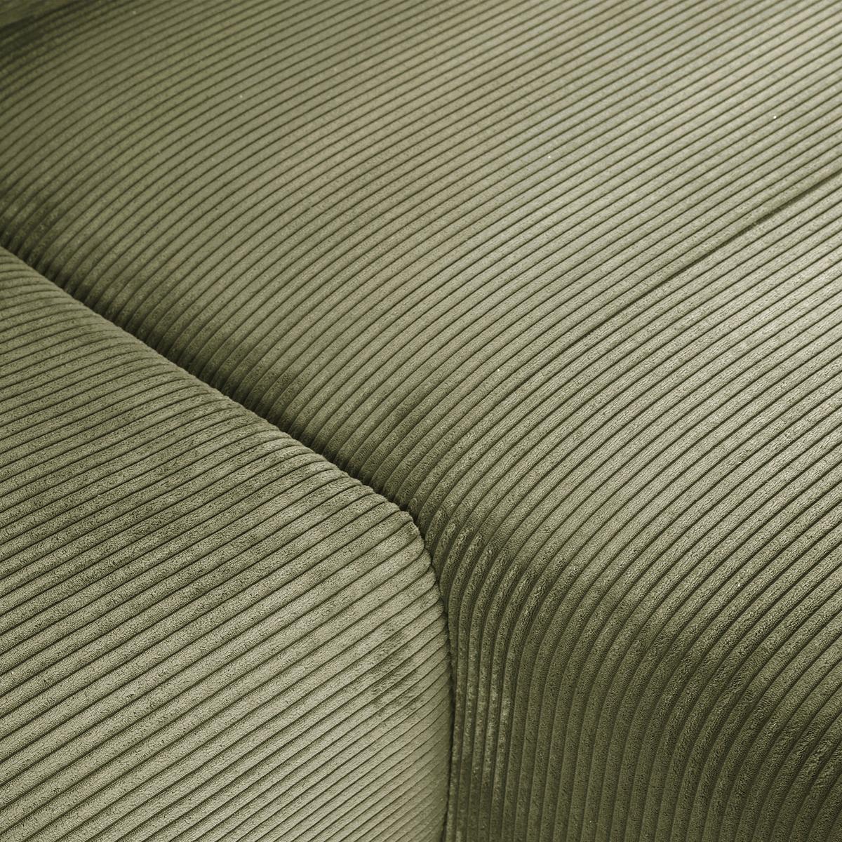 Ecksofa Cuty Dunkelgrün S: 266x180 cm - Dunkelgrün/Schwarz, KONVENTIONELL, Textil (266/180cm) - MID.YOU
