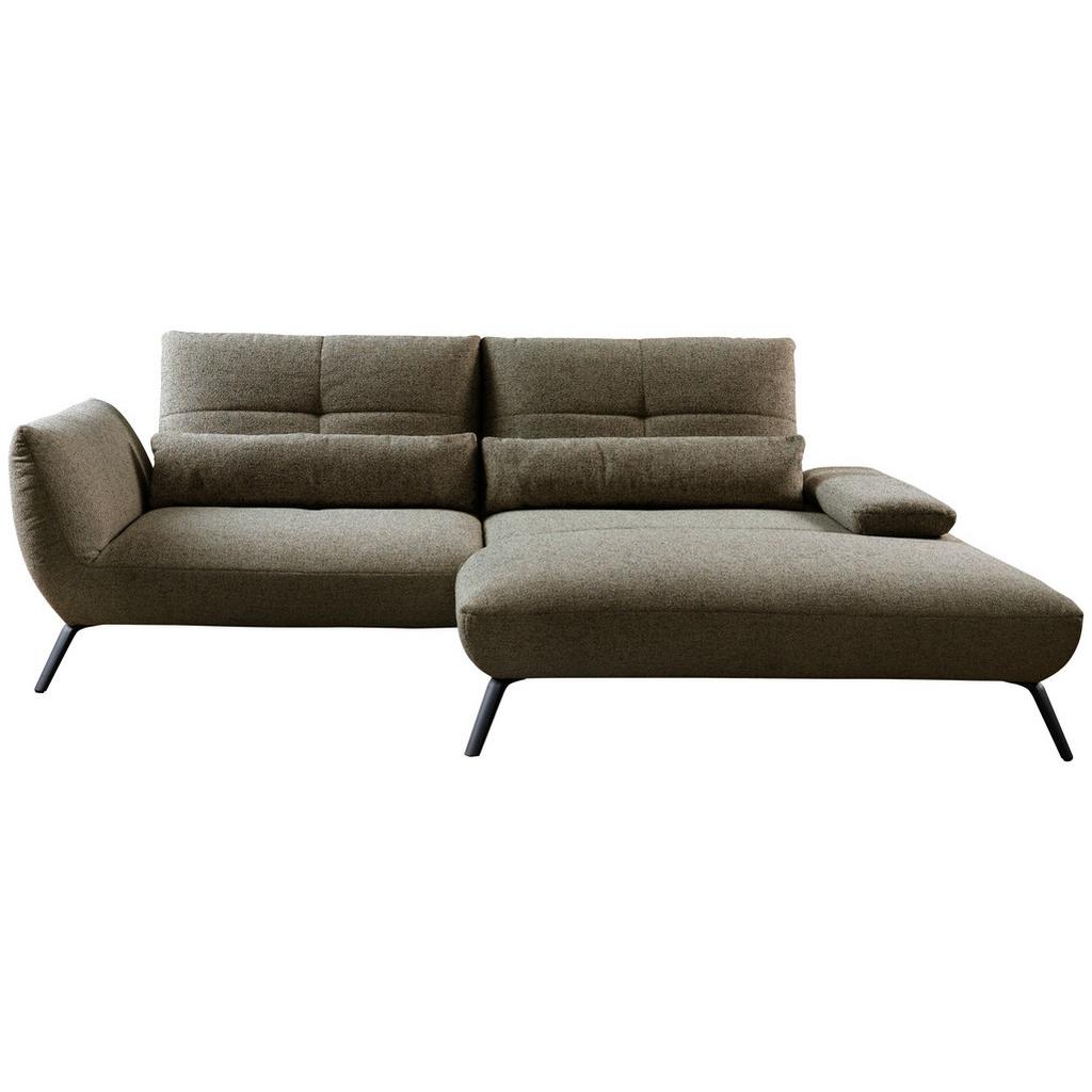 Ecksofa Dover erweiterbar Olivgrün 191-207x273cm