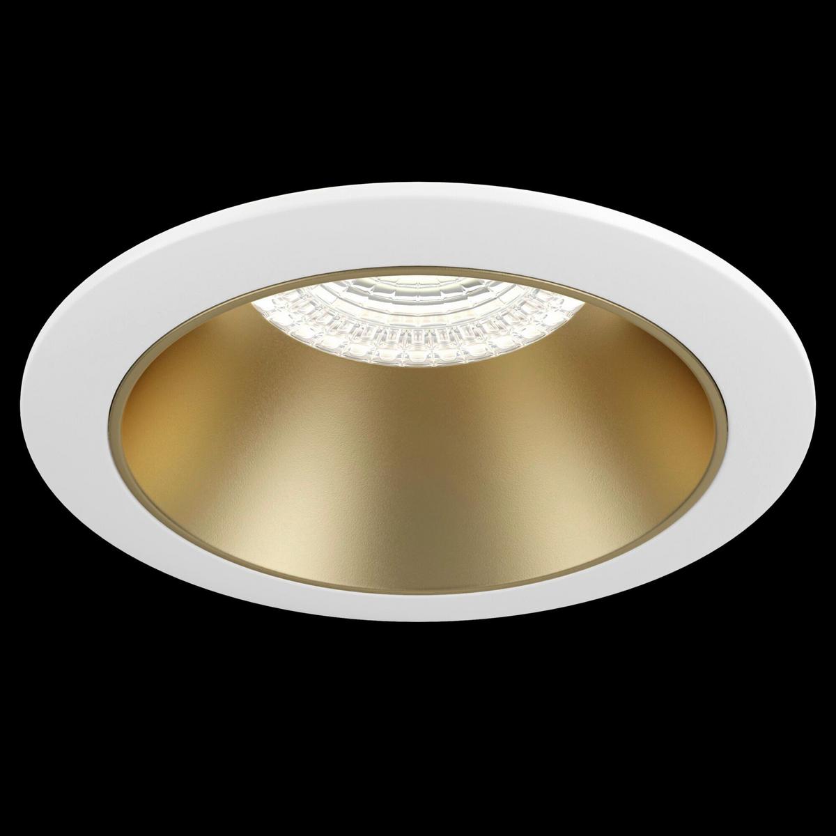 Deckenleuchte Share - Goldfarben/Weiß, Trend, Metall (8.5/8,5/3,7cm) - MAYTONI