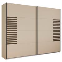 Schwebetürenschrank Barea Champagner Eiche Dekor - Eiche dunkel/Champagner, MODERN, Holzwerkstoff (271/210/62cm) - Rauch Möbel