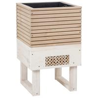 Blumenkasten Kieferfarben B: 33 Cm - Kieferfarben, Basics, Holz/Kunststoff (33/54/33cm) - Siena Garden