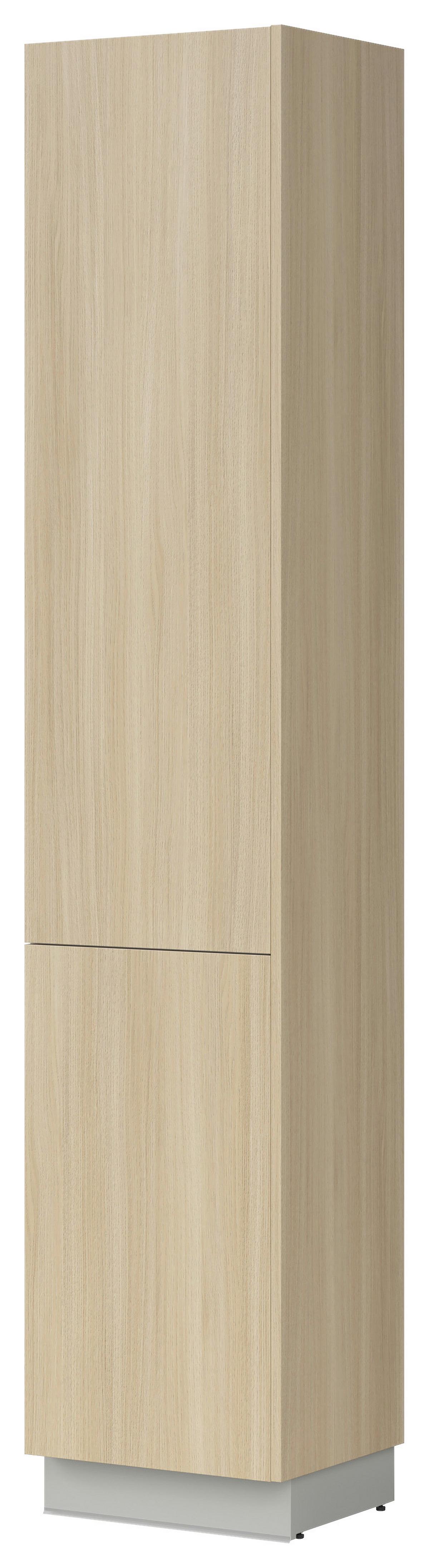 Kuchynská linka MILINO MEDIUM vrát.obkladu a LED regálu - čierna/sivá, Basics, kompozitné drevo/plast (345cm) - Visiona