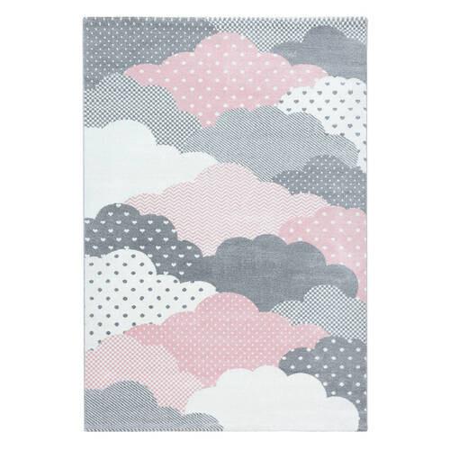 Detský koberec OBLAKY 200x290 - pink, Trend, textil (200/290cm) - Ben'n'jen
