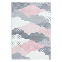 Detský koberec OBLAKY 200x290 - pink, Trend, textil (200/290cm) - Ben'n'jen