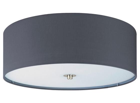 Deckenleuchte Pasteri - Grau/Nickelfarben, MODERN, Textil/Metall (47,5/19,5cm) Deckenleuchte Pasteri - Grau/Nickelfarben, MODERN, Textil/Metall (47,5/19,5cm)