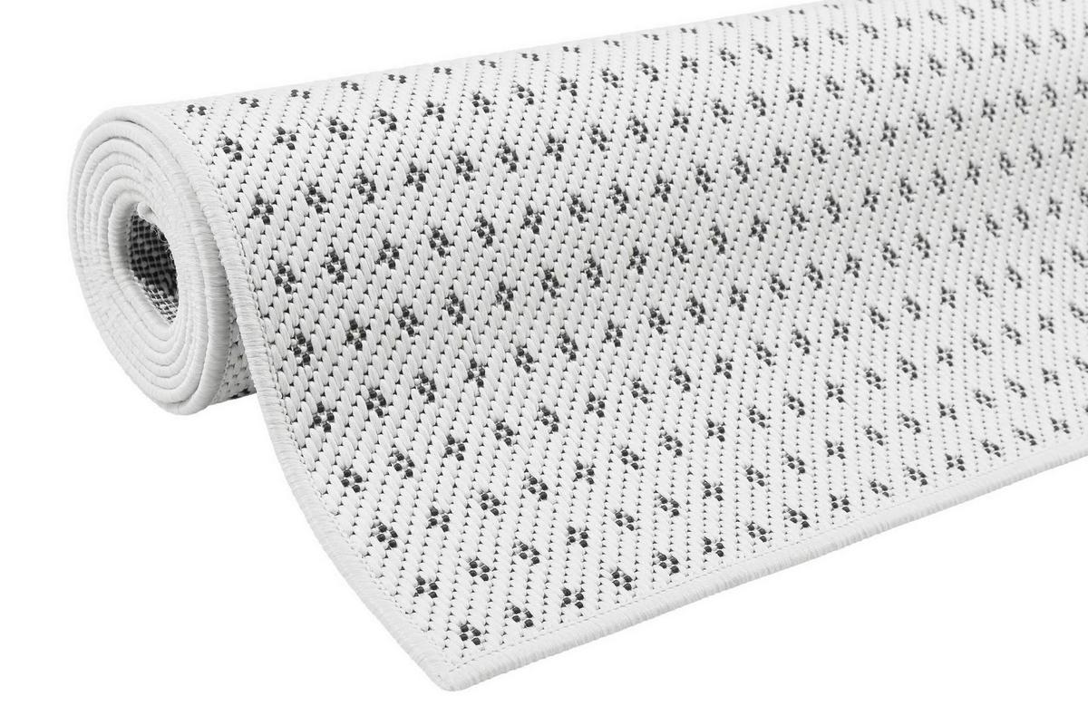 Outdoor-Teppich Weiß Monroe 80/150 cm - Weiß, KONVENTIONELL, Textil (80/150cm) - Esprit