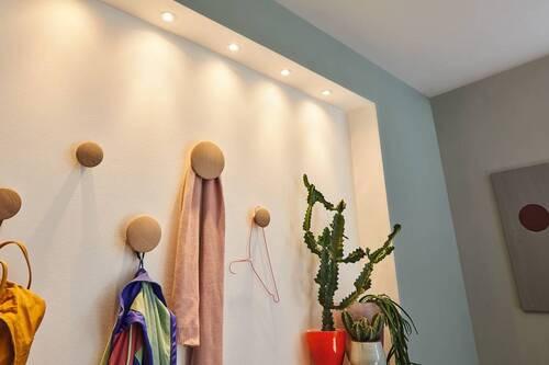 LED-Deckenleuchte Ø 6,5 cm Alufarben Rund - Alufarben, Basics, Metall (6,5cm) - Paulmann