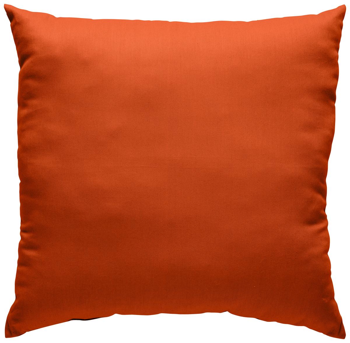 Dekorační polštář Mex, 48/48cm, rezavá - rezavá, Konvenční, textil (48/48cm) - Modern Living