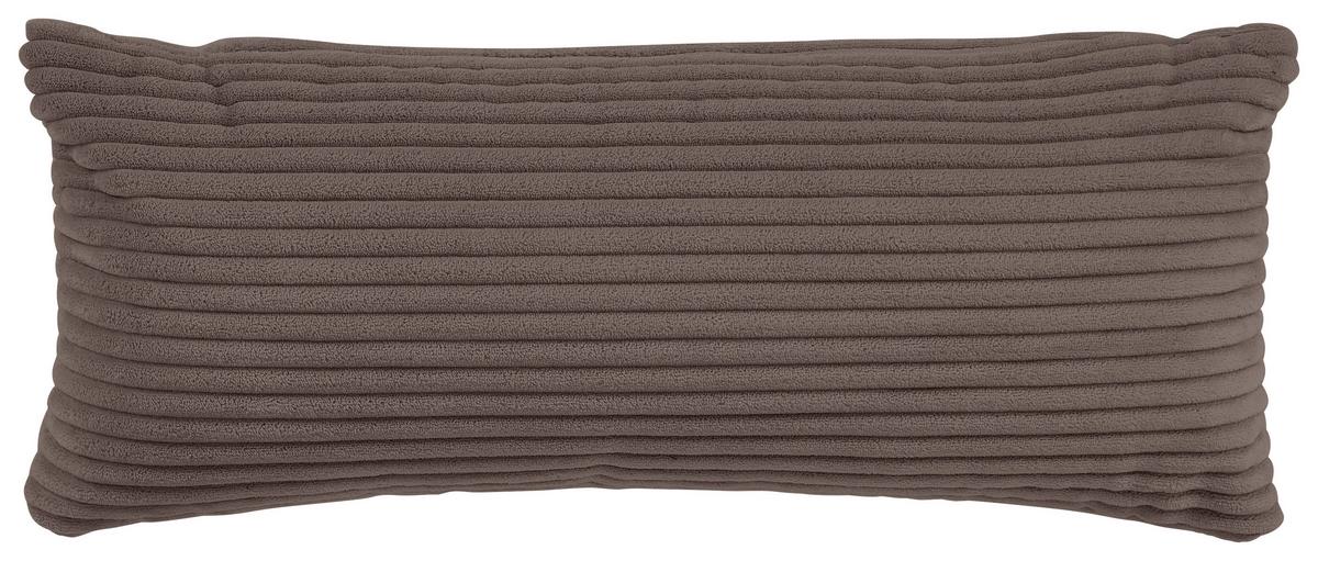 Ecksofa Pearl - Schwarz/Mokka, Design, Textil (303/196cm) - Livetastic