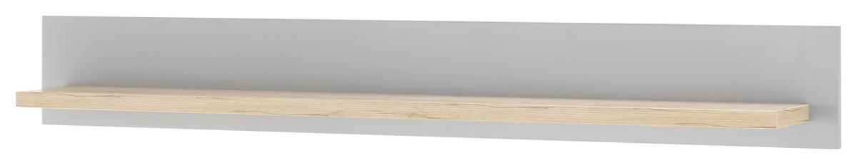 Wandboard Chambord Hellgrau/Eiche Dekor B: 150cm - Eichefarben/Hellgrau, Design, Holzwerkstoff (150/20/19cm) - MID.YOU