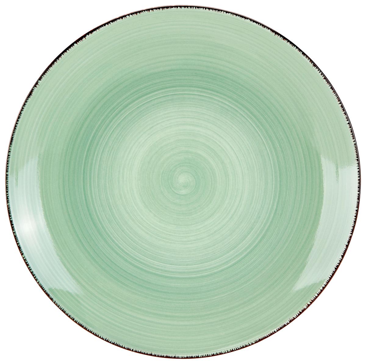 Tafelservice Lionel Steinzeug für 6 Personen, Geschirr Set - Grün, MODERN, Keramik - Luca Bessoni