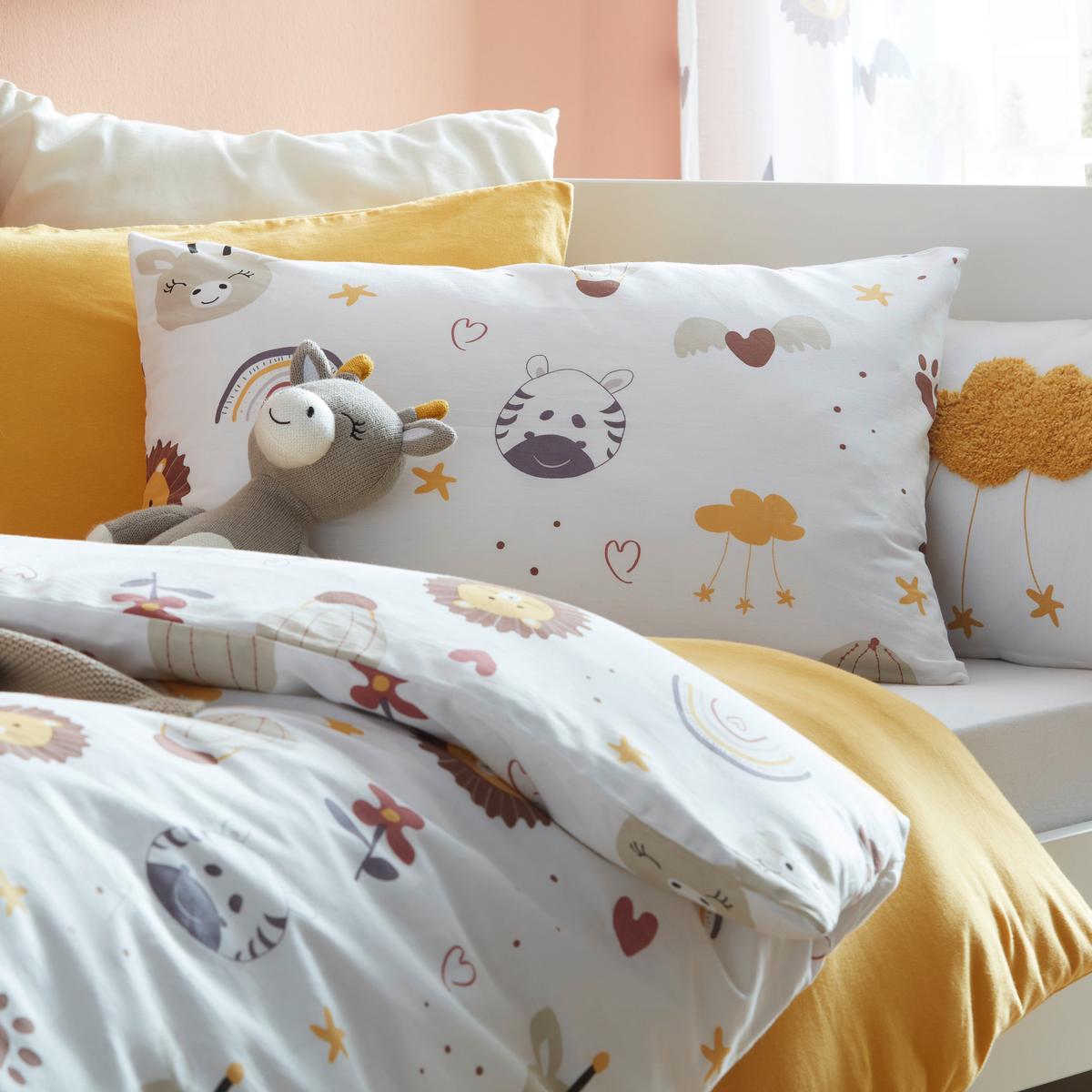 DĚTSKÉ POVLEČENÍ Sandy, 40/60+100/135cm - bílá, Moderní, textil (100/135cm) - Premium Living