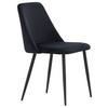 Stuhl-Set Night - Schwarz, Design, Textil/Metall (49/87/56cm) - Livetastic