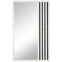 Wandgarderobe Savannah Iii Weiß B: - Weiß, Trend, Glas/Holzwerkstoff (60/100/1,63cm)