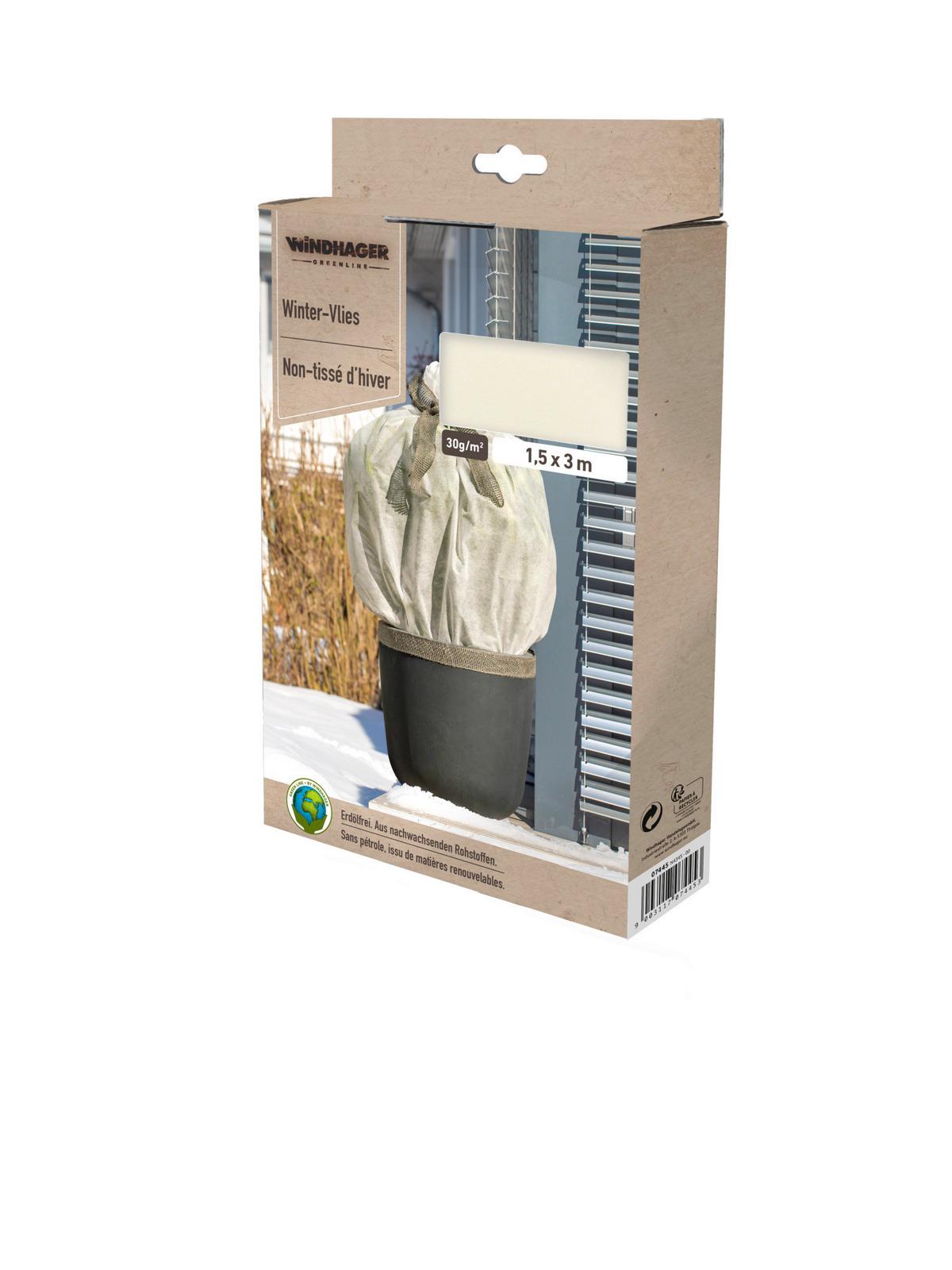 Ökö-Wintervlies BxL:150x300 cm Witterungsbeständig - Weiß, Basics, Textil (150/300cm) - Windhager