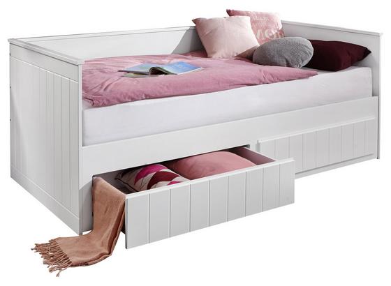 Postel Timmi - bílá, Konvenční, dřevo/kompozitní dřevo (205/99-189/80cm) Postel Timmi - bílá, Konvenční, dřevo/kompozitní dřevo (205/99-189/80cm)