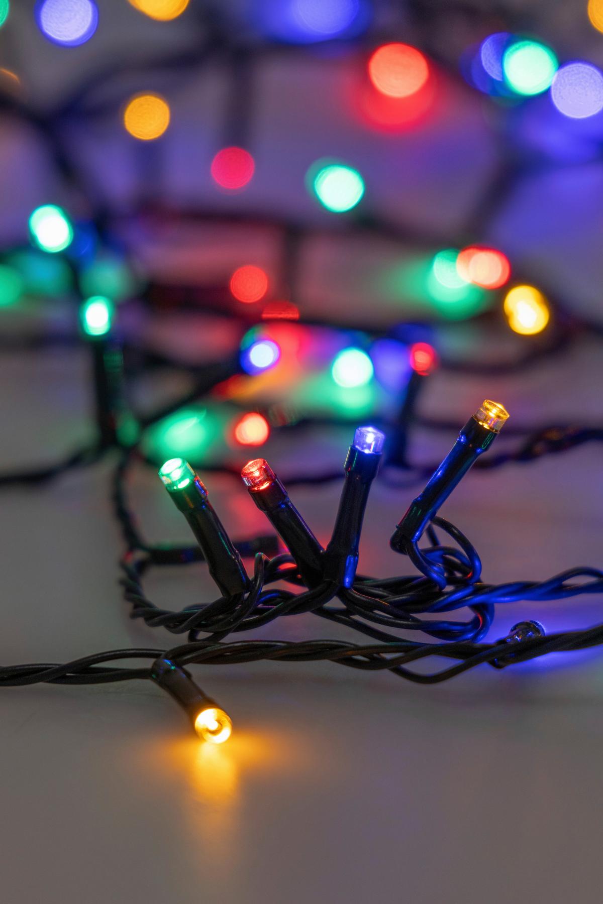 SVETELNÁ REŤAZ NIP - tmavozelená, Romantik / Landhaus, plast (1195cm) - Mömax