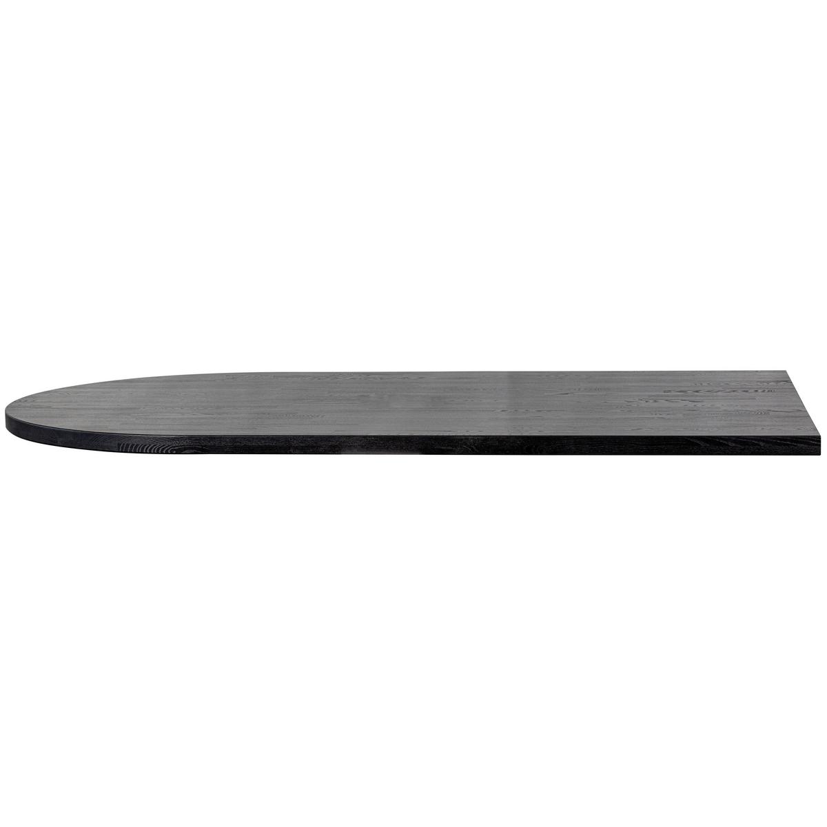 TISCHPLATTE Tablo Lungo Schwarz L: 210cm - Schwarz, MODERN, Holz (210/120/5cm) - Livetastic