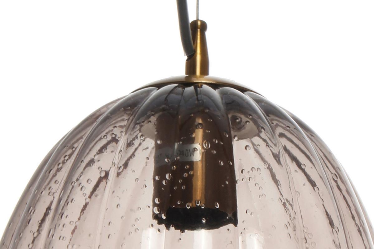 Hängeleuchte Virgina 125 Grau B: 23 Cm - Grau, Basics, Glas/Metall (23/23/36cm) - Kayoom
