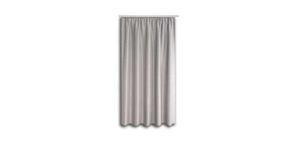 Vorhang mit Band Ben II 135x175 cm Silberfarben - Silberfarben, KONVENTIONELL, Textil (135/175cm) - Ondega