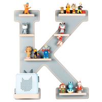 Kinderregal Boarti Grau B: 45 Cm - Grau, MODERN, Holzwerkstoff (45/54/19cm) - MID.YOU