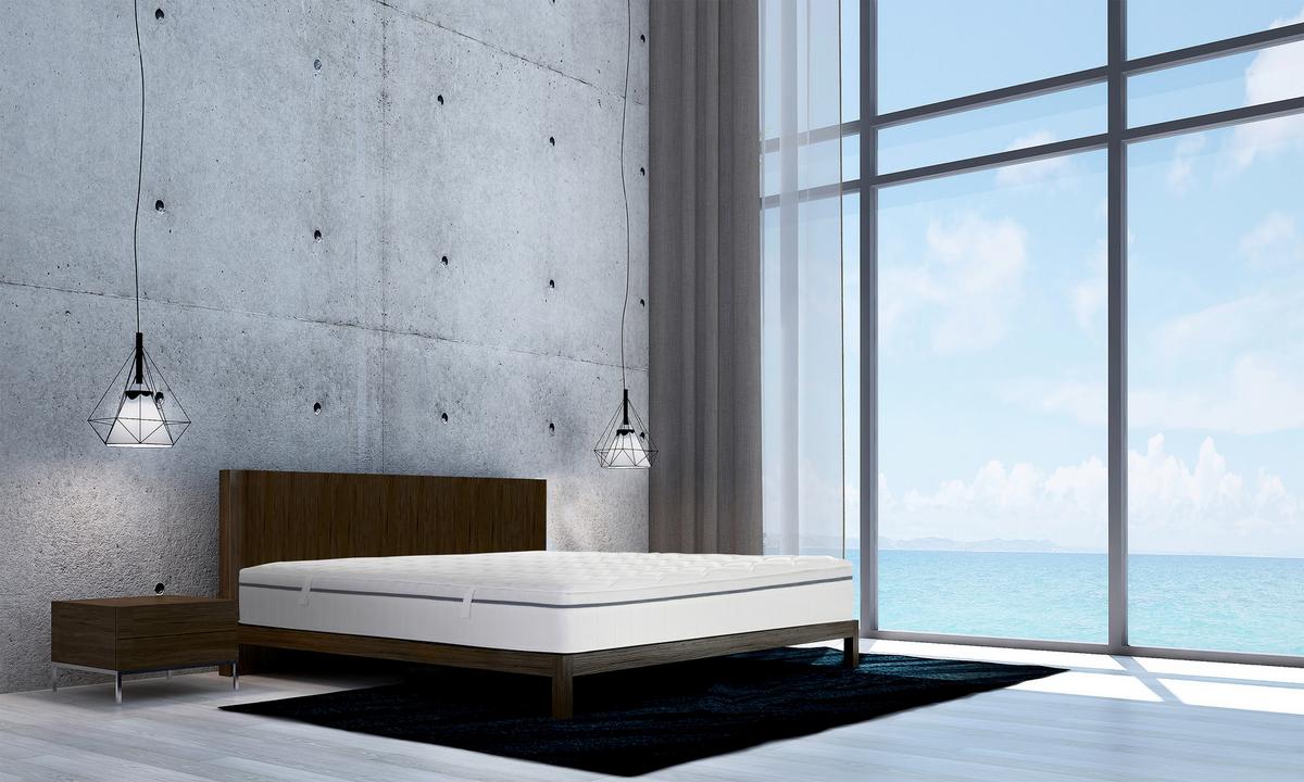 Kaltschaummatratze Air Wave 120x200 Cm H2/h3 H: 23 Cm - Weiß, Basics, Textil (120/200cm) - MID.YOU