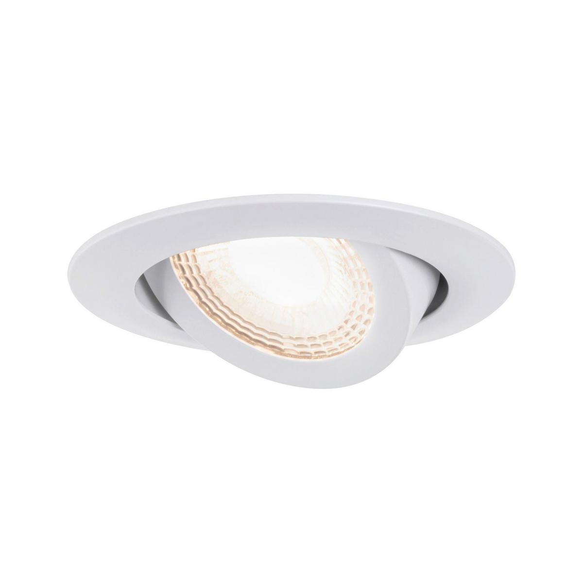 Einbauspot Ø 8,2 cm Weiß 3-teilig Kippbar - Design (8,2cm) - Paulmann