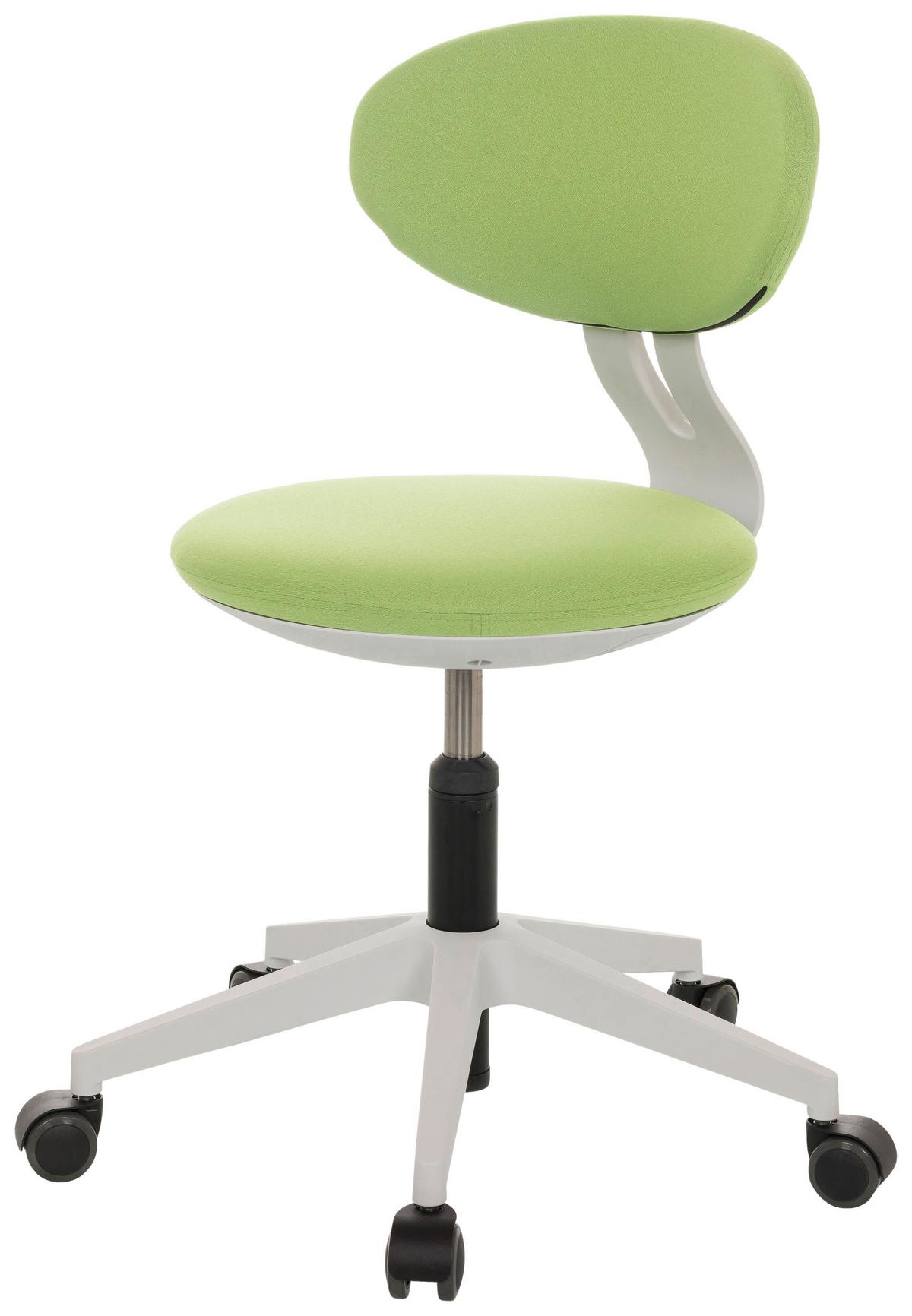 Jugenddrehstuhl Minimovo - Weiß/Grau, Basics, Kunststoff/Textil (42/66-87/52cm) - MID.YOU