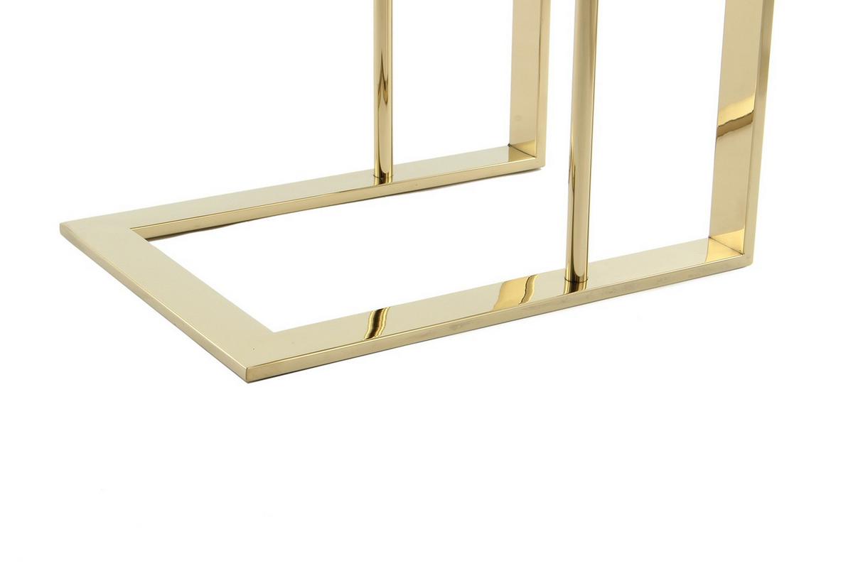 Beistelltisch Sten Goldfarben B: 40 cm - Goldfarben, Design, Metall (40/60/30cm) - Kayoom