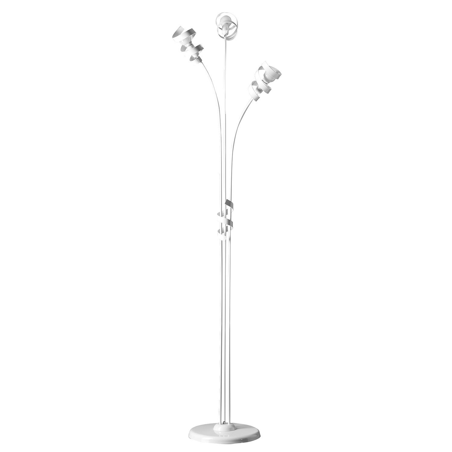 Stehleuchte 4812/ptb - Weiß, Design, Metall (55/190cm)