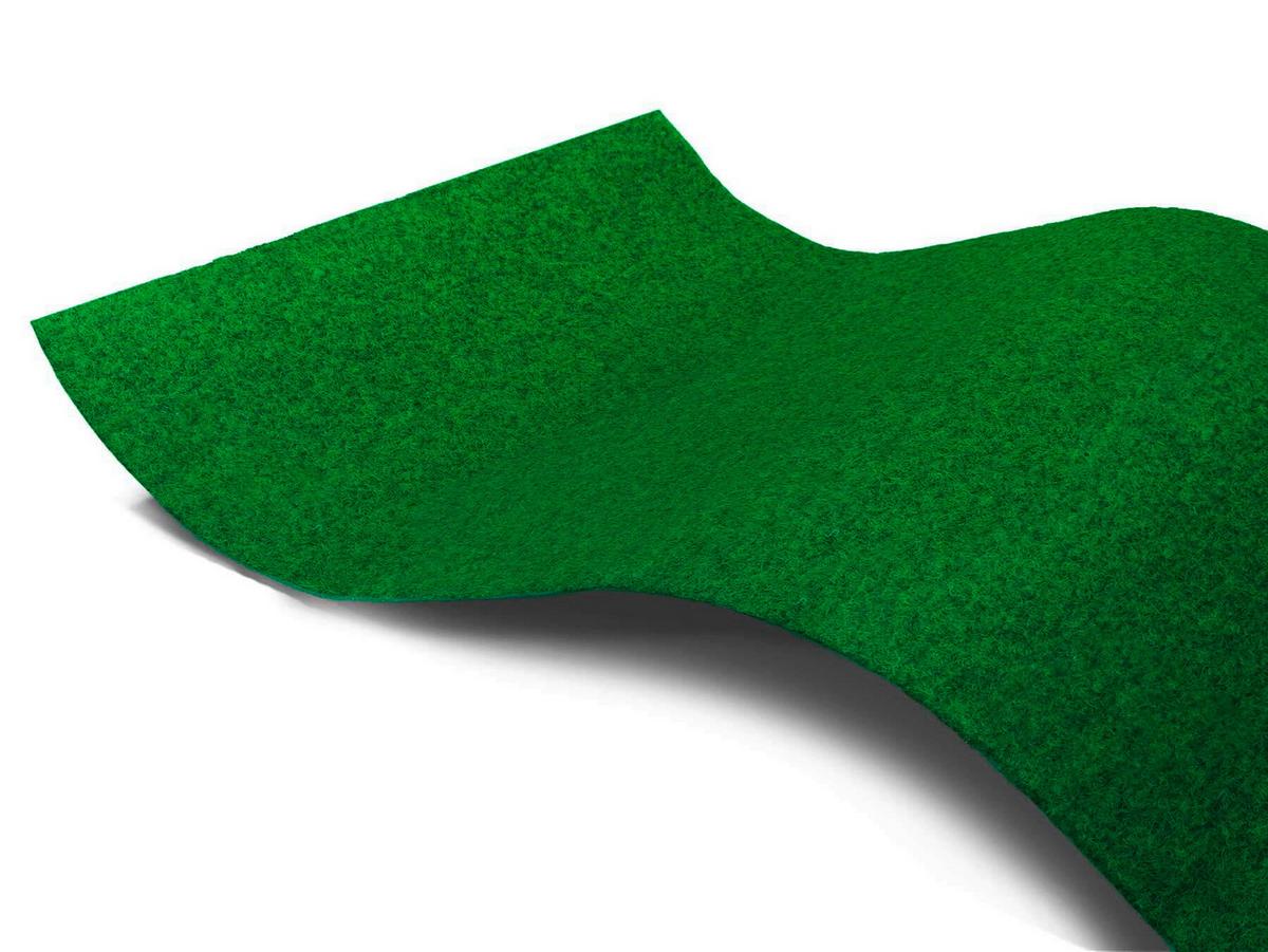 Rasenteppich Tennesse Grün - Grün, Basics, Textil (133/1300cm)