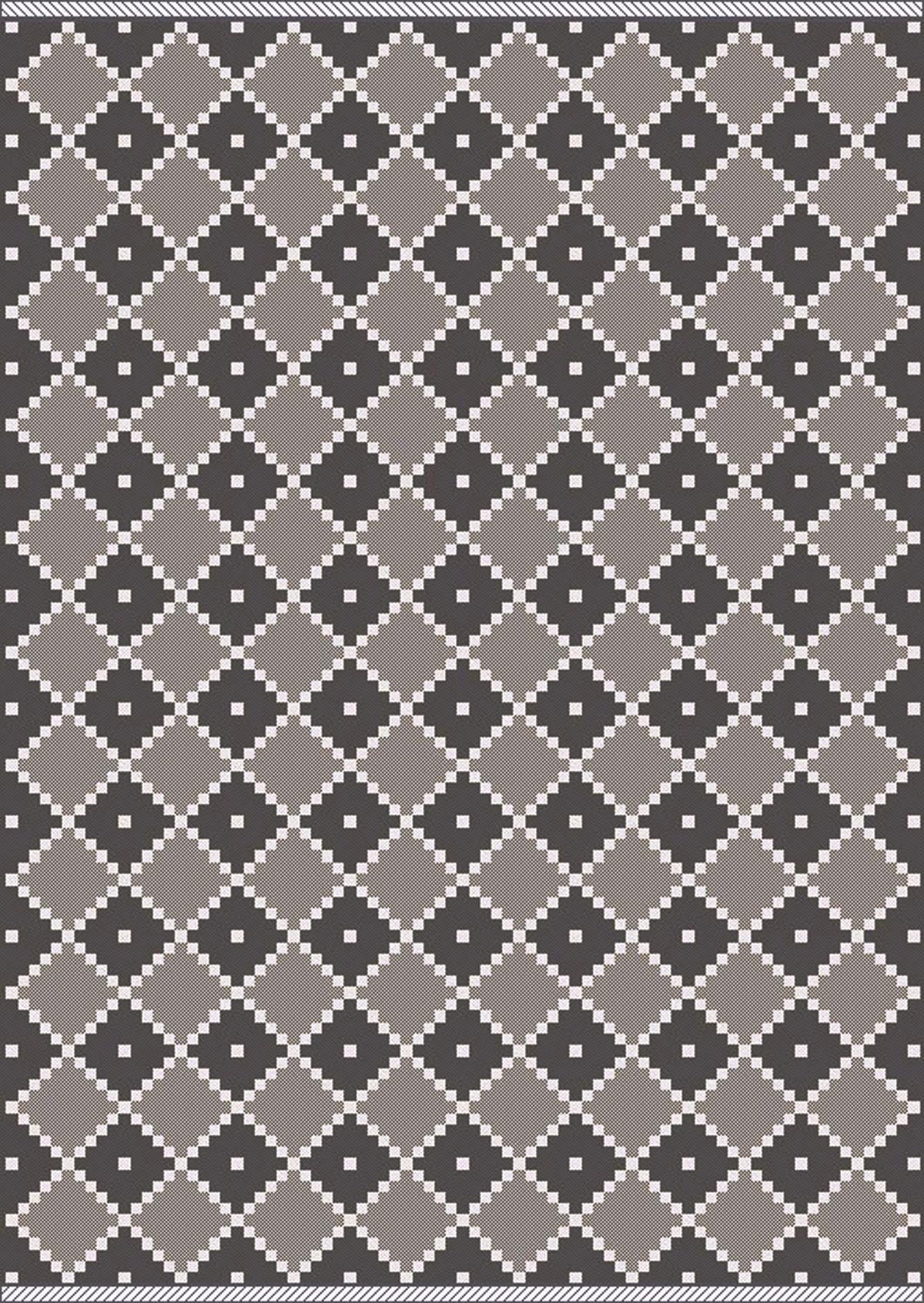 KOBEREC TKANÝ NA PLOCHO Phoenix 3, 160/230cm - šedá/antracitová, Moderní, textil (160/230cm) - Modern Living