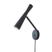 Wandleuchte Bordeaux - Schwarz, Trend, Metall (26/10/34,5cm) - It's about Romi