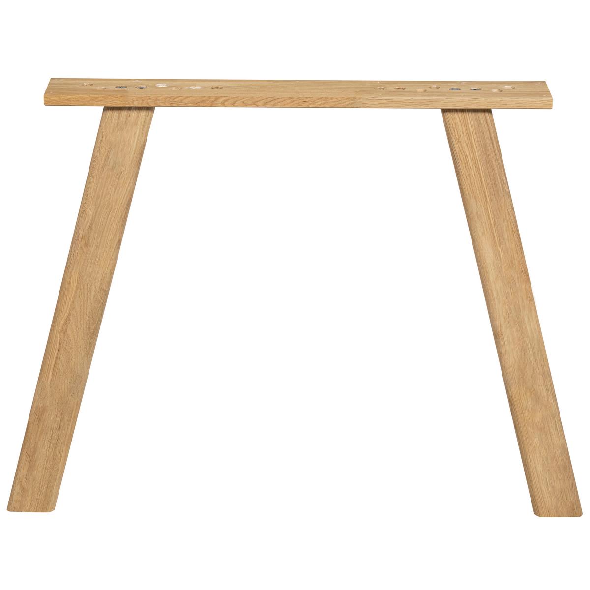 TISCHGESTELL Tablo Eichefarben B: 79cm - Eichefarben, MODERN, Holz (79/73/11cm) - Livetastic