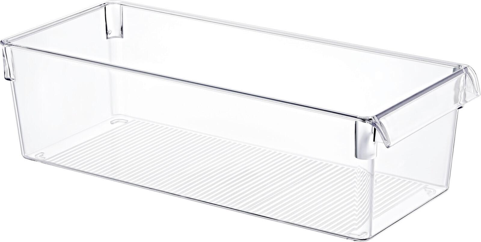 Organizér do lednice ORGANIZER FRIDGE - průhledné, Basics, plast (15/10/36cm)