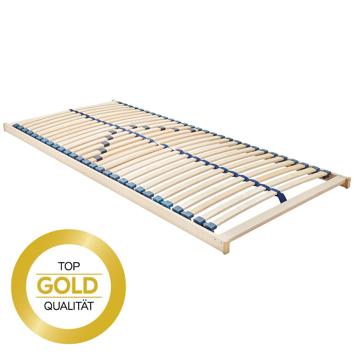 Lattenrost Strong 90x200 cm 6 Zonen - Naturfarben, Holz (90/200cm) - Primatex Deluxe