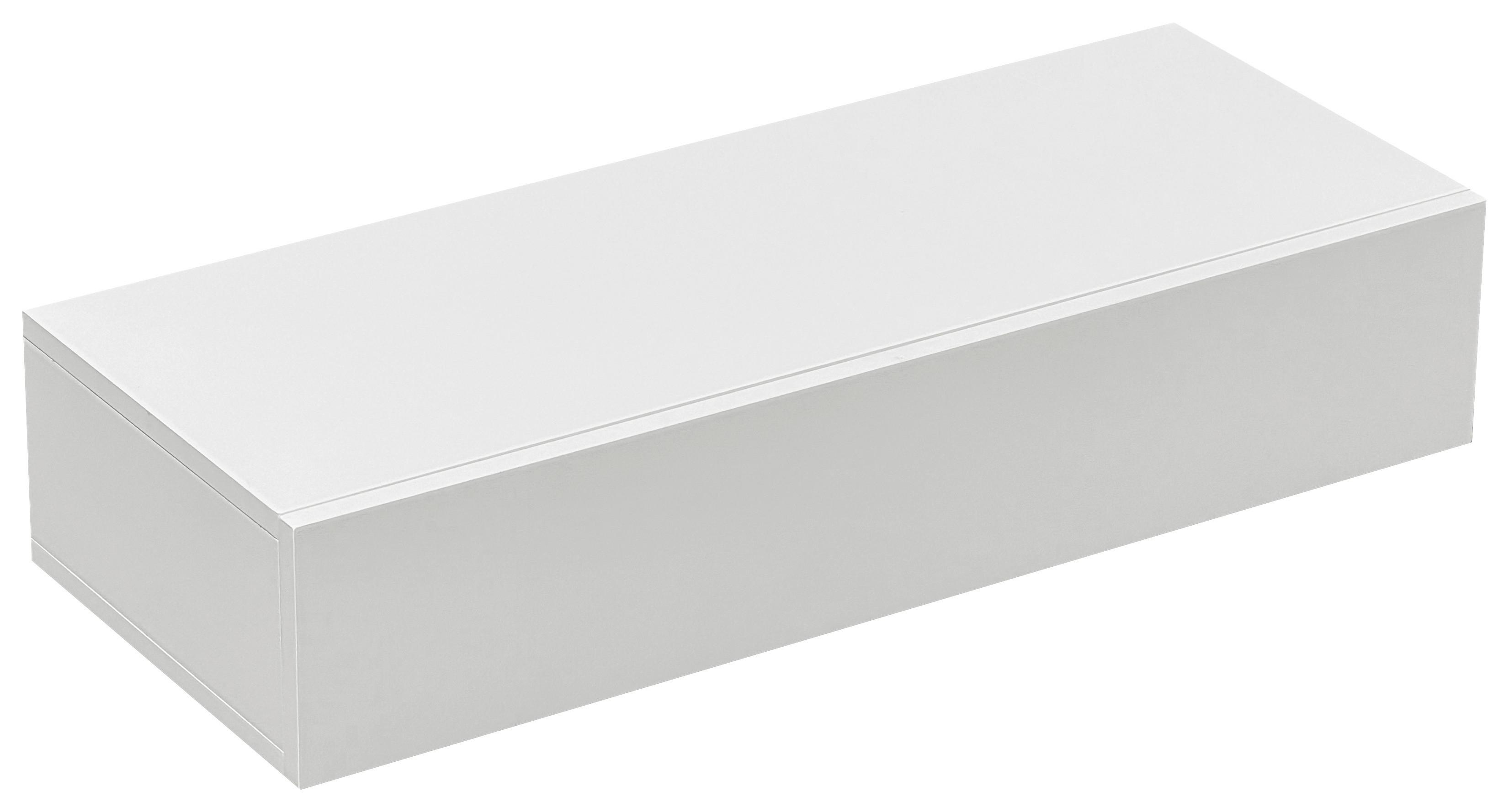 NÁSTENNÁ KONZOLA NOAH -TREND- - biela, Modern, kompozitné drevo (60/12/12cm) - Mömax